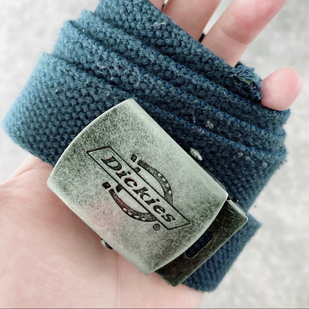Dickies cloth belt navy